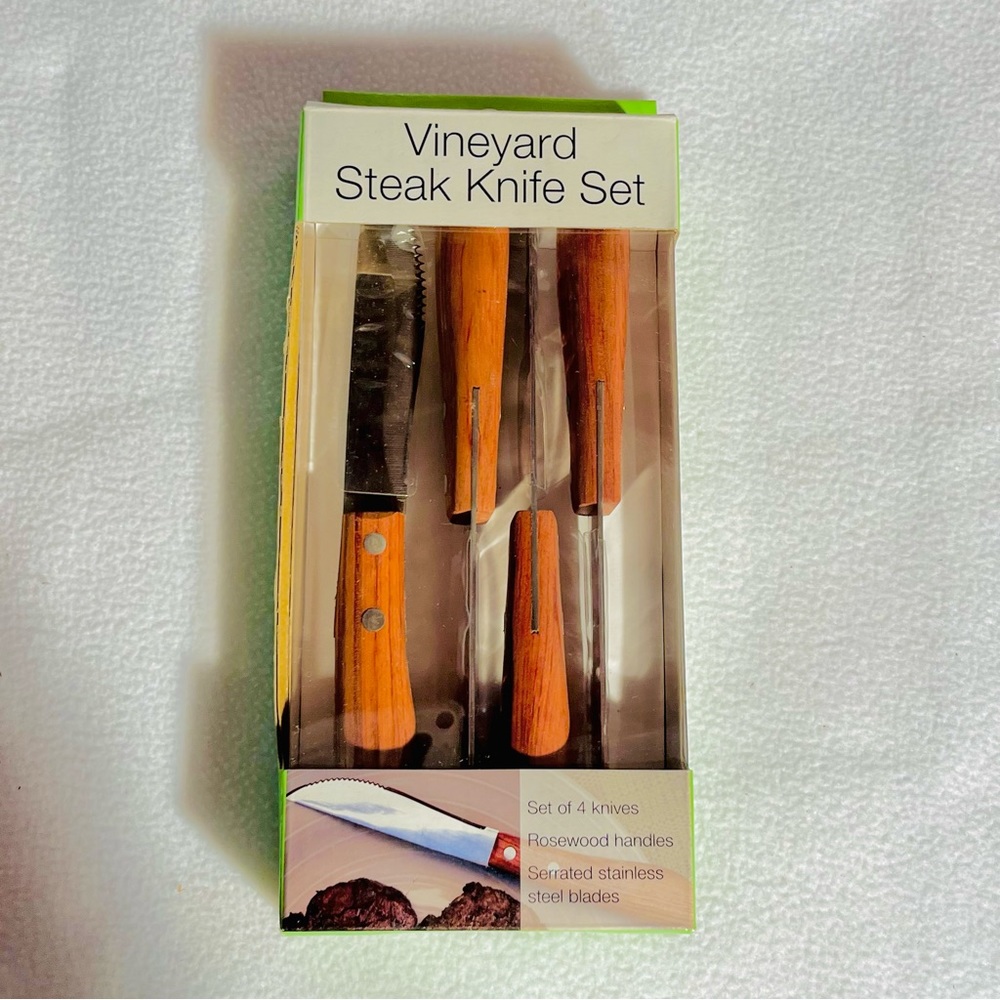 Charcoal Companion Vineyard Steak Knife Set